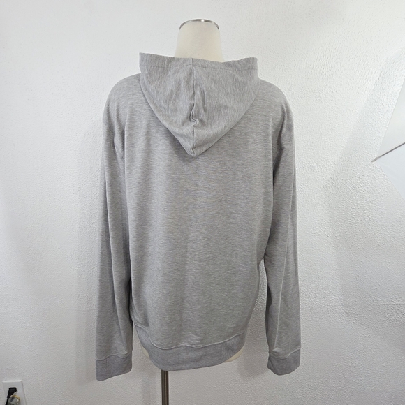 Vuori Men's Austin Hoodie Light Heather Grey Hooded Shirt Size Large - Picture 3 of 8